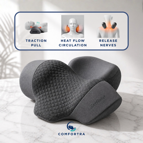 ZenRelief™ Neck Traction & Decompression Pillow Massager