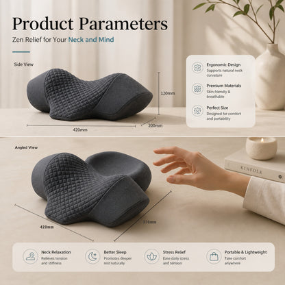 ZenRelief™ Triple Action Neck Relief Pillow